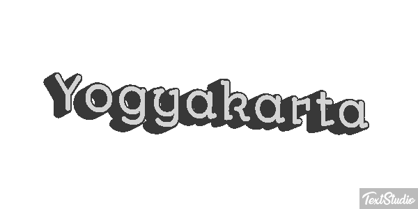 Yogyakarta テキスト効果