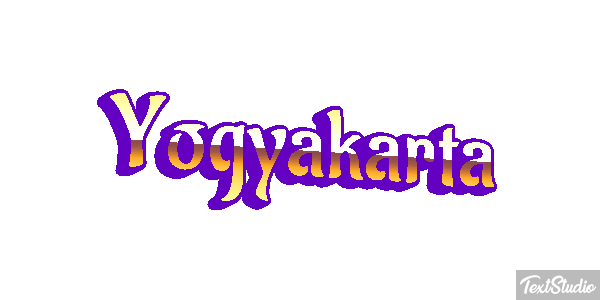 Yogyakarta テキスト効果