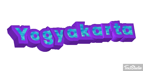 Yogyakarta テキスト効果