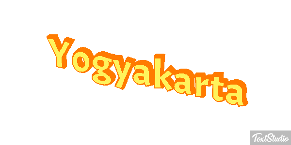 Yogyakarta テキスト効果