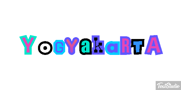 Yogyakarta テキスト効果