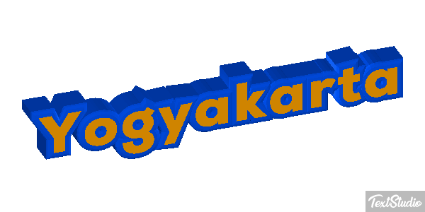 Yogyakarta テキスト効果