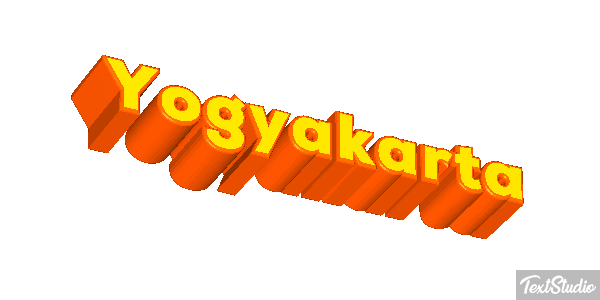 Yogyakarta テキスト効果