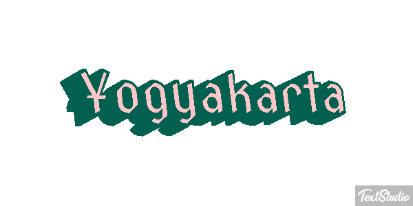 Yogyakarta テキスト効果