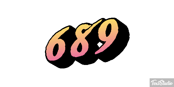 689 Efekt tekstowy
