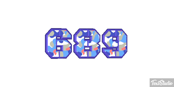 689 Efekt tekstowy
