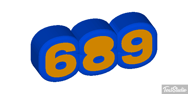 689 Efekt tekstowy