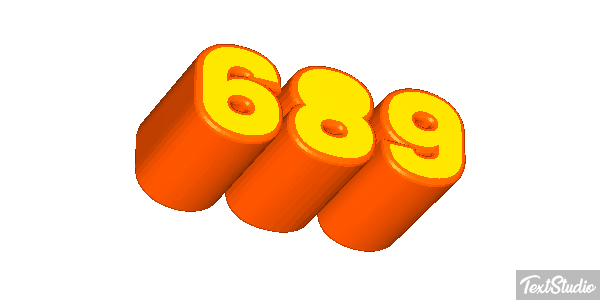 689 Efekt tekstowy