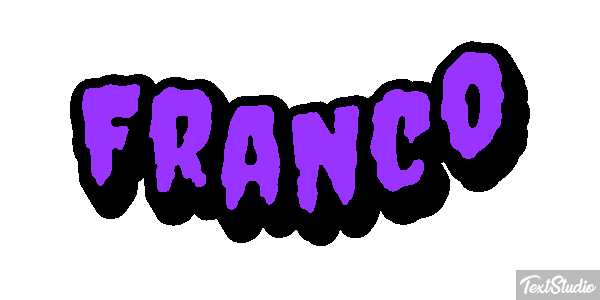 Franco Efecto de texto