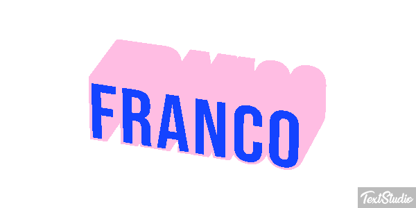 Franco Efecto de texto