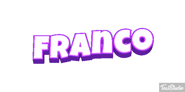 Franco Efecto de texto