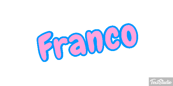 Franco Efecto de texto