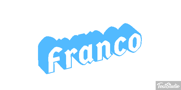 Franco Efecto de texto
