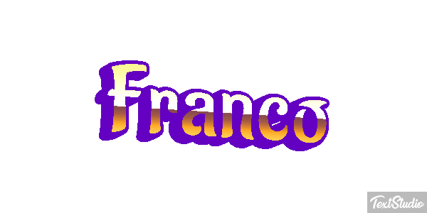 Franco Efecto de texto