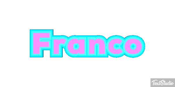 Franco Efecto de texto