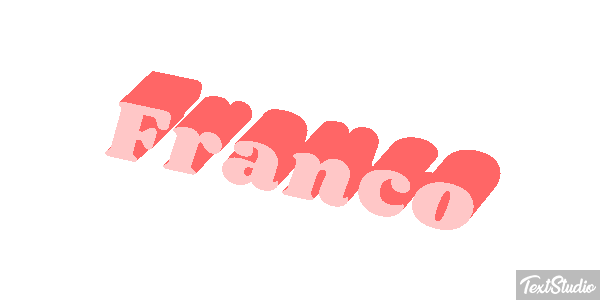 Franco Efecto de texto
