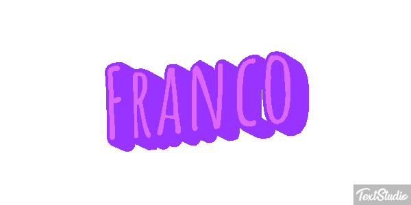 Franco Efecto de texto
