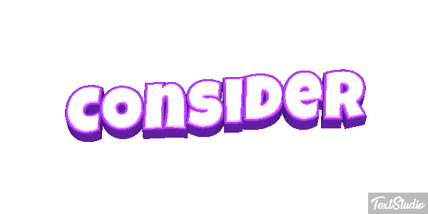 Consider Texteffekt