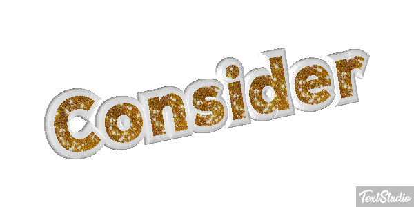 Consider Texteffekt