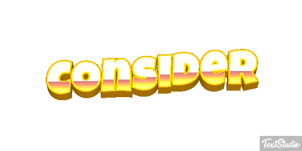 Consider Texteffekt