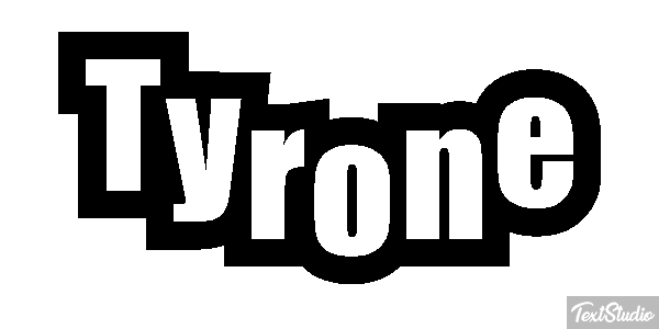 Tyrone Text effect
