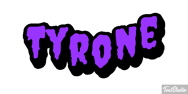 Tyrone Text effect