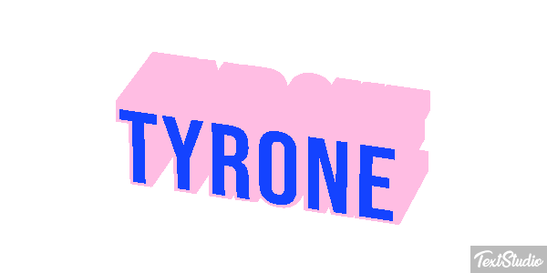 Tyrone Text effect