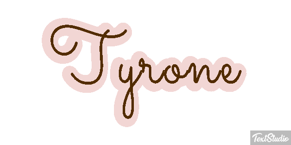 Tyrone Text effect