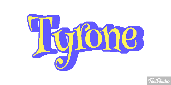 Tyrone Text effect