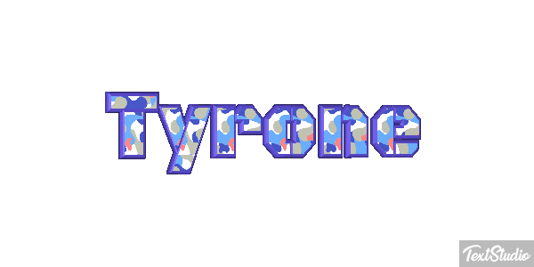 Tyrone Text effect