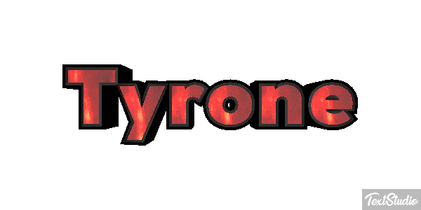 Tyrone Text effect