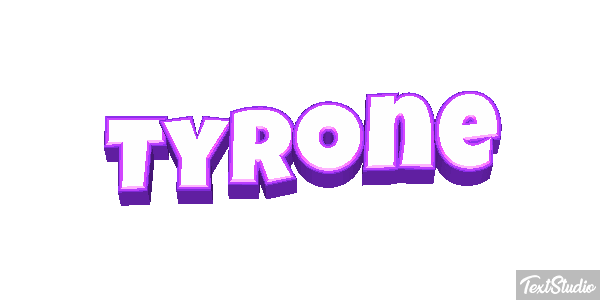 Tyrone Text effect