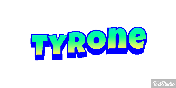 Tyrone Text effect