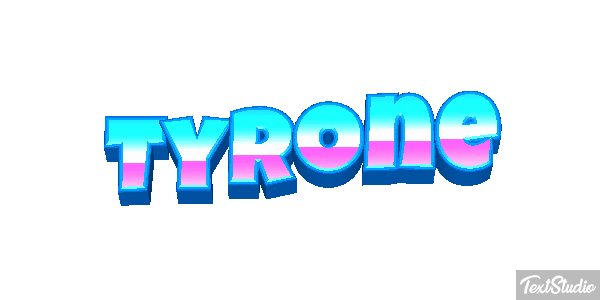 Tyrone Text effect