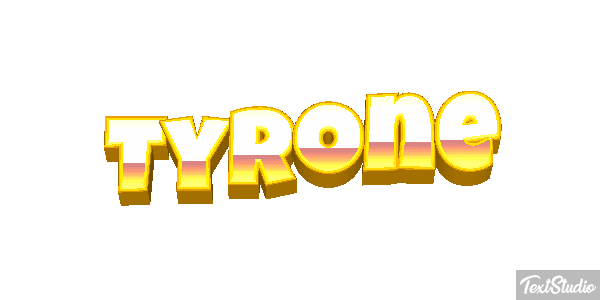 Tyrone Text effect