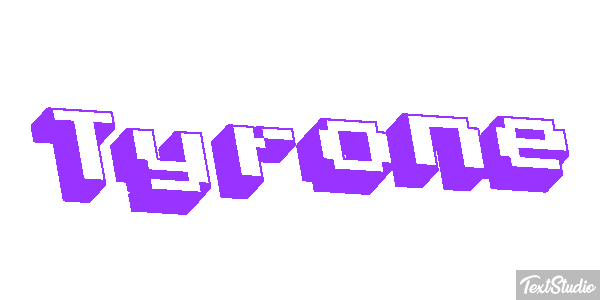 Tyrone Text effect