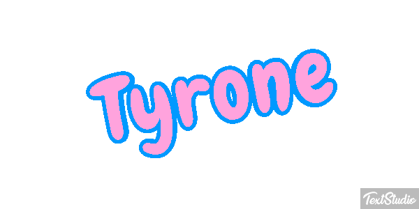 Tyrone Text effect