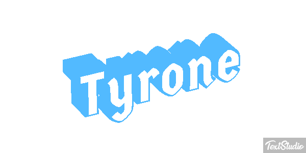 Tyrone Text effect