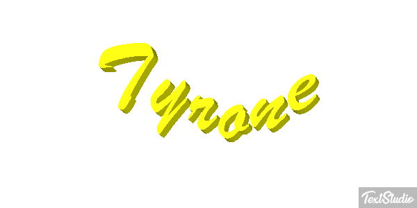 Tyrone Text effect
