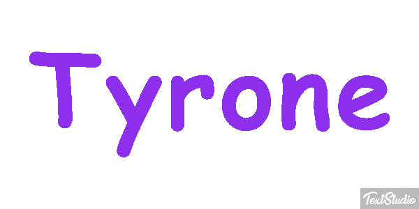 Tyrone Text effect