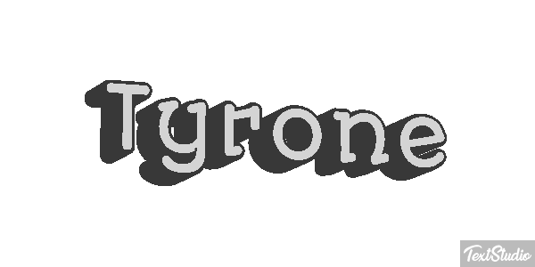 Tyrone Text effect