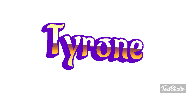 Tyrone Text effect