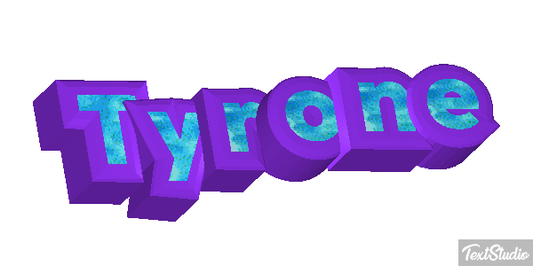 Tyrone Text effect