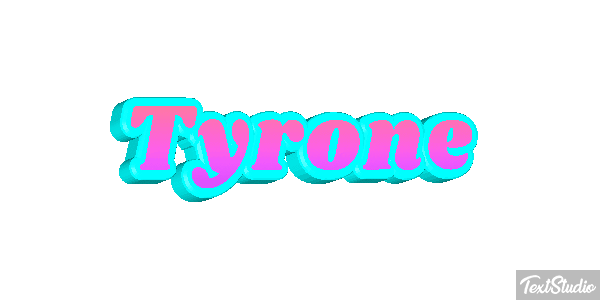 Tyrone Text effect