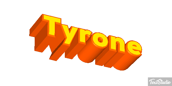Tyrone Text effect