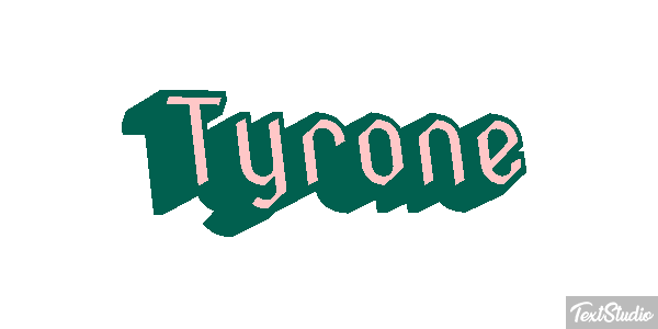 Tyrone Text effect