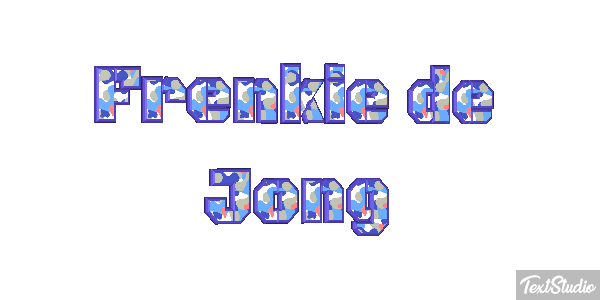 Frenkie De Jong Text effect