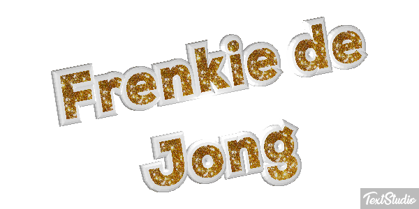 Frenkie De Jong Text effect