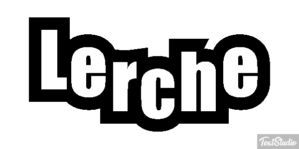 Lerche Texteffekt