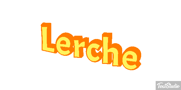 Lerche Texteffekt